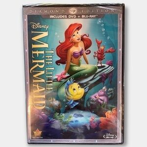 NWT NIB The Little Mermaid Disney DVD Blue Ray Diamond Edition